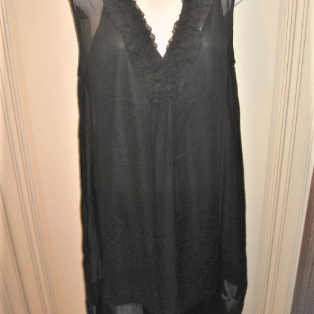 New GAP Evening Black Shift & Slip Dress size M